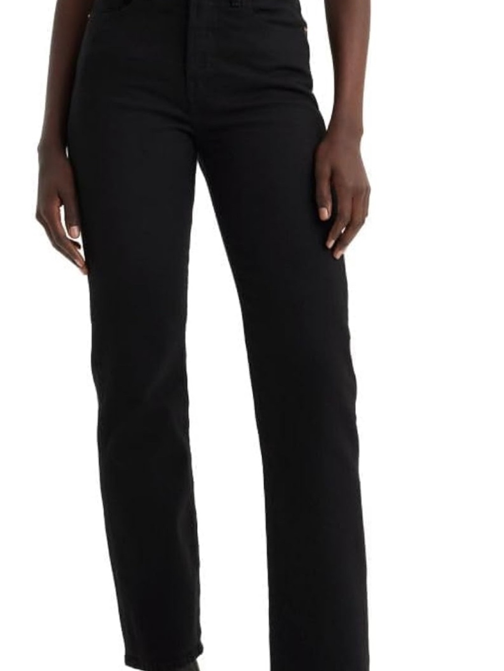 Levi's Women's Straight Leg Jeans in Black